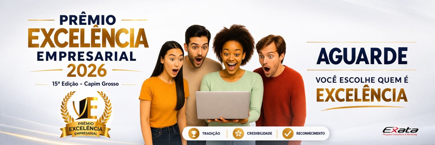 Banner do Prêmio Excelência Empresarial 2026